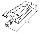 19 1/8 X 6, DCS Burner (Replaces OEM 251049P) - 12171