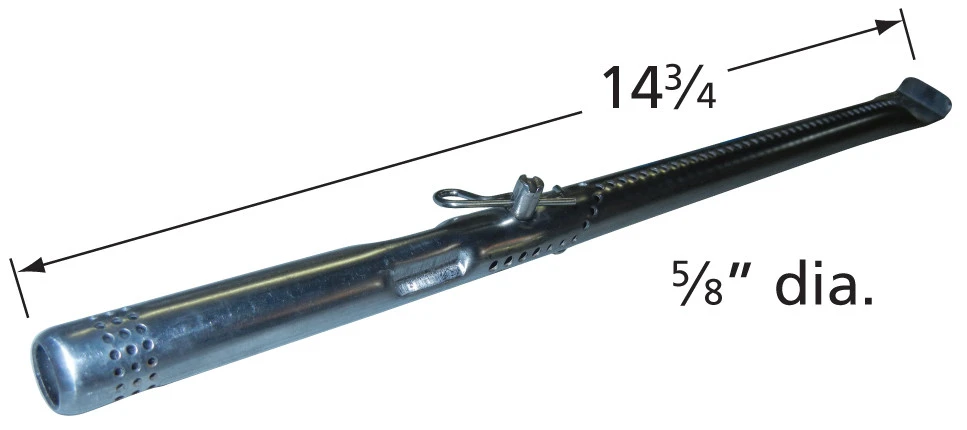 14 3/4" Charbroil Stainless Steel Pipe Burner - 14761 1 14 3/4" Charbroil Stainless Steel Pipe Burner - 14761