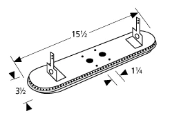 Charmglow, Sunbeam Stainless Steel Oval Twin Burner Head - 16702 1 Charmglow, Sunbeam Stainless Steel Oval Twin Burner Head - 16702