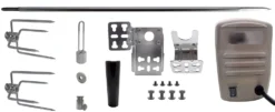 Universal 53" X 1/2" Hexagon Rotisserie Spit Kit W/ Electric Motor