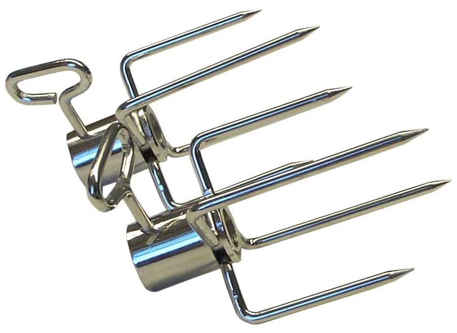 Universal Heavy Duty 4-prong Meat Forks, Set - 60150 1 Universal Heavy Duty 4-prong Meat Forks, Set - 60150