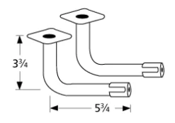 Charbroil L-shaped Venturi Pair