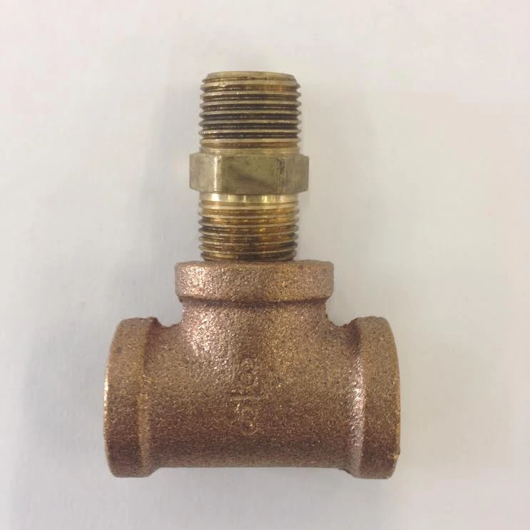 Brass T Fitting W Nipple To Create Twin Outlet From A Single Regulator 1 Brass T Fitting W Nipple To Create Twin Outlet From A Single Regulator