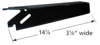 14 7/8 X 3 1/8, Brinkmann Porcelain Heat Shield - 99431