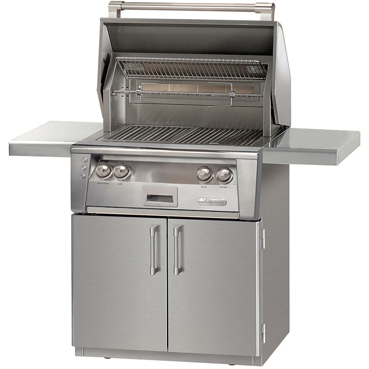Alfresco ALXE 30" Grill On Cart W Rotisserie 1 Alfresco ALXE 30" Grill On Cart W Rotisserie