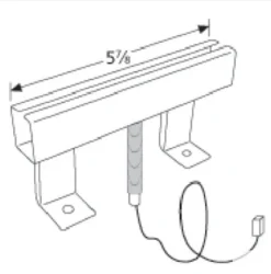 06840 Aussie Ceramic Ignitor Electrode W Male Connector 5 06840 Aussie Ceramic Ignitor Electrode W Male Connector -Barbecue Accessories Store Drawing of Collector Box for Aussie 06840hr 17434.1588167671.1500.1500