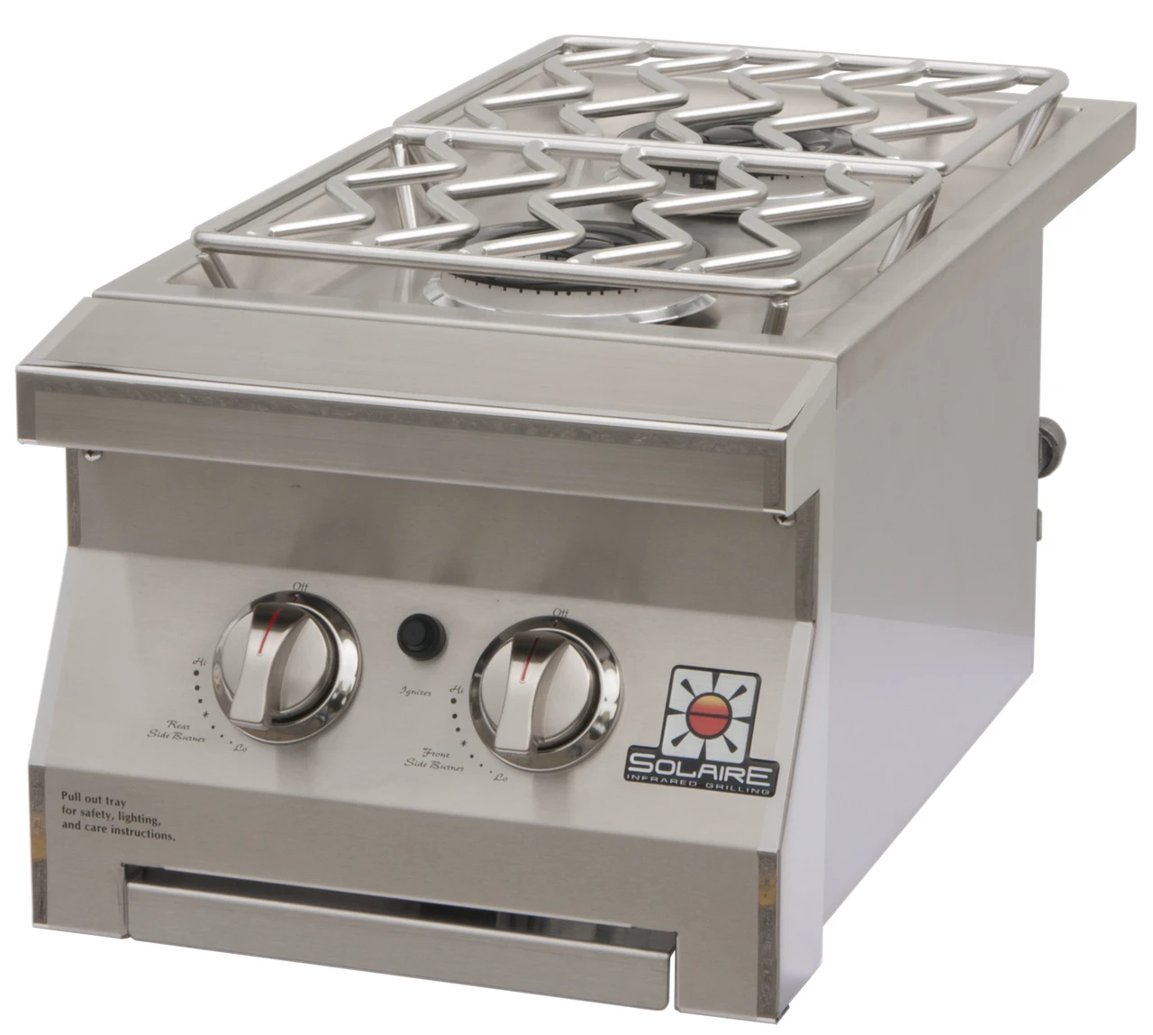 Solaire Built-in Double Side Burner - IRSB14 1 Solaire Built-in Double Side Burner - IRSB14