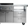 Lynx 30" Asado Cooktop Grill On Mobile Kitchen Cart - L30AG+LMKC4