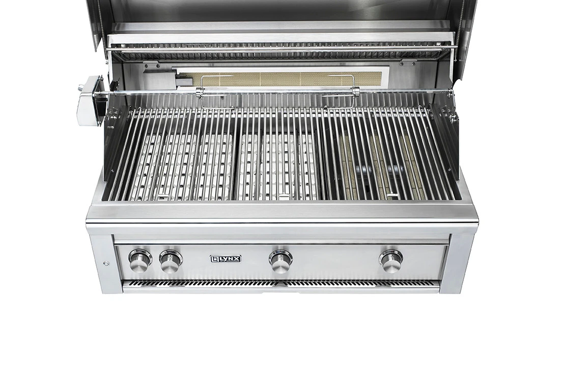 Lynx 42" Built-in Grill W Trident Infrared Burner, 2 Ceramic Burners, Rotisserie - L42TR 3 Lynx 42" Built-in Grill W Trident Infrared Burner, 2 Ceramic Burners, Rotisserie - L42TR - Image 3