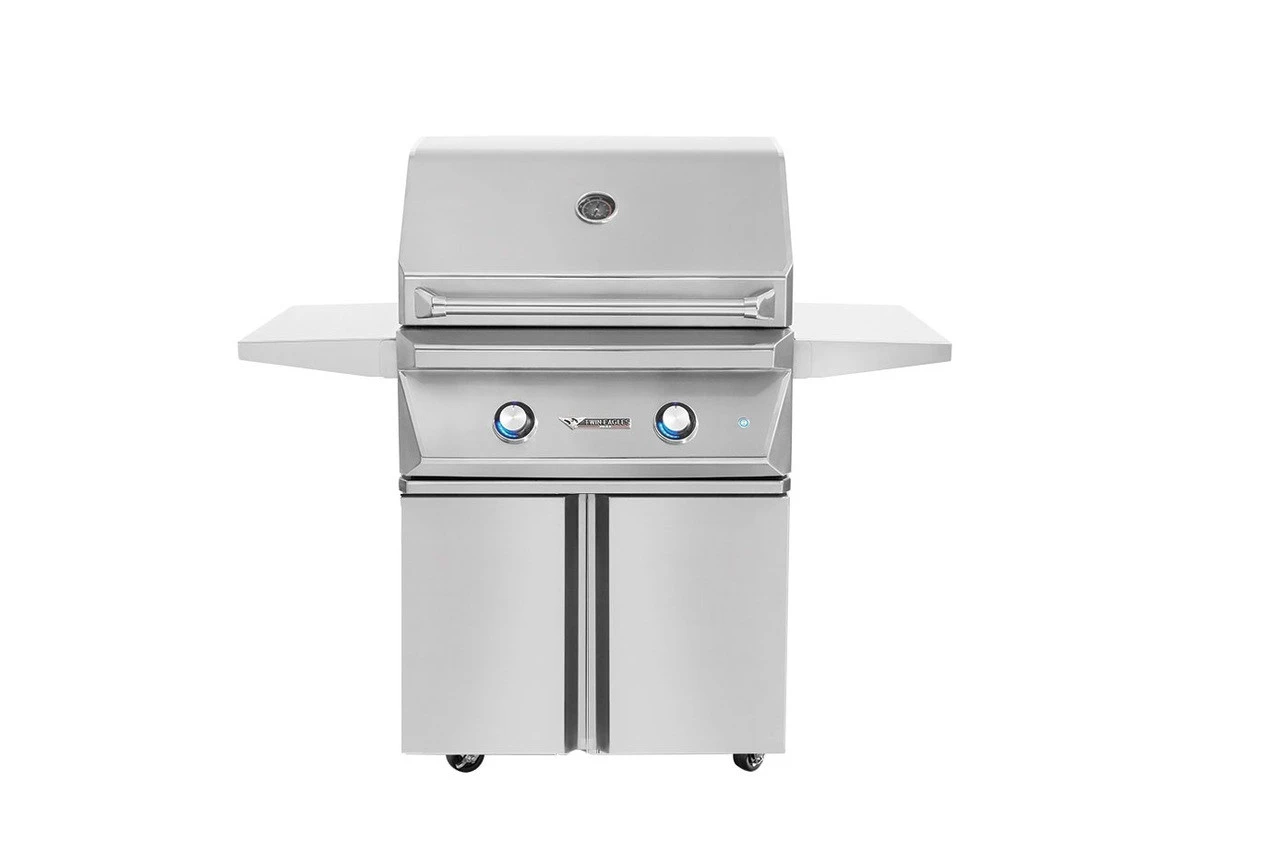 Twin Eagles 30" Grill On Base With 2 Doors - TEBQ30-TEGB30 1 Twin Eagles 30" Grill On Base With 2 Doors - TEBQ30-TEGB30