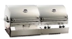 Fire Magic Aurora A830i Charcoal/Gas Built-in Grill, No Rotisserie