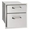 AOG Stainless Steel Double Drawer - 16-15-DSSD