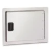 FireMagic Legacy 14 X 20 Single Stainless Storage Door With Black Latch Handle - 23914-S