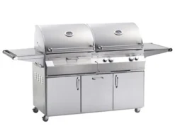 Fire Magic Aurora A830I Charcoal/Gas Grill, Rotisserie On Cart