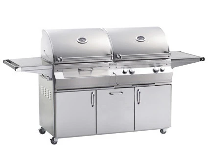Fire Magic Aurora A830I Charcoal/Gas Grill, Rotisserie On Cart 1 Fire Magic Aurora A830I Charcoal/Gas Grill, Rotisserie On Cart