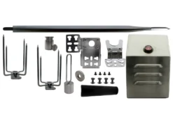 Lynx Universal 45" Stainless Rotisserie Spit Kit W/ Heavy Duty Electric Motor