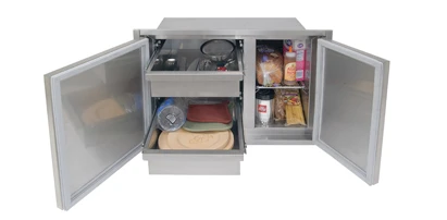 Alfresco 30" Low Profile Dry Storage Pantry | 21" Height - AXEDSP-30L 1 Alfresco 30" Low Profile Dry Storage Pantry | 21" Height - AXEDSP-30L