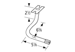 Charmglow CC-1 Grill Replacement Left Side Venturi Tube - V5